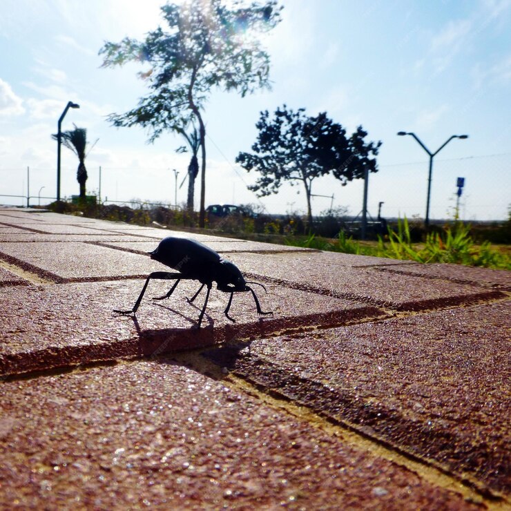 Praga urbana no verão